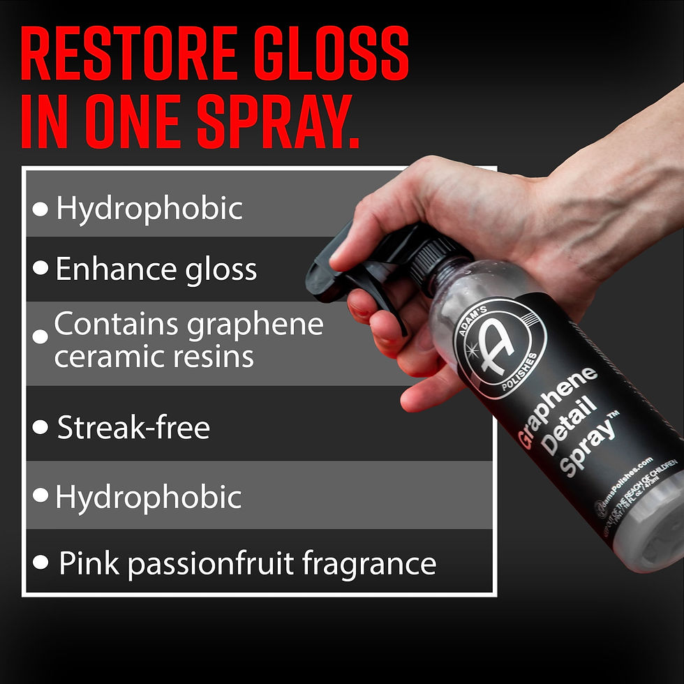 Adams Polishes Graphene Detail Spray 16oz