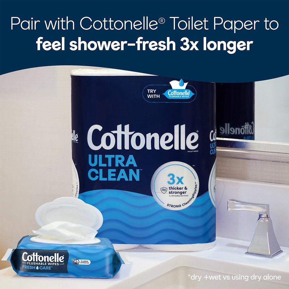 Thumbnail: Cottonelle Fresh Care Flushable Wet Wipes, 2 Flip-Top Packs