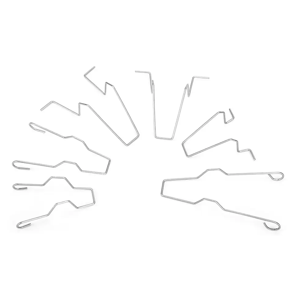 Thumbnail: 6pcs Auto Metal Headlight Bulb Spring Clips Car Headlamp Light Bulb Retainer Spr