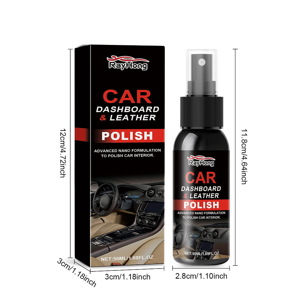 Thumbnail: Car Dashboard Dashboard Car Interior Cleaning Polishing Coating Leather Sea..