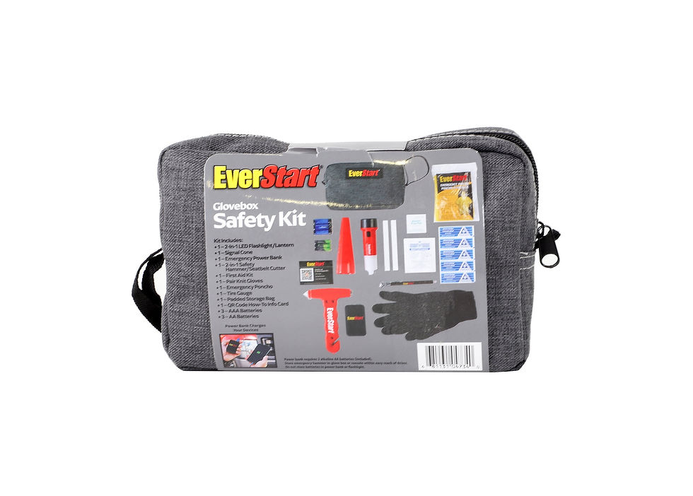 Thumbnail: EverStart Compact Safety Kit with Escape Hammer & Emergency Signal Light. 3..