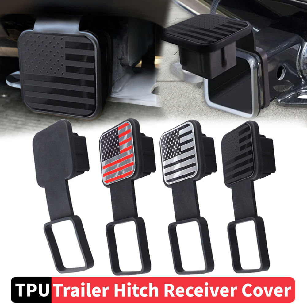 Tow Plug Tube Cap Protector Waterproof Trailer Hitch Cover Dustproof 2 Inch Rece