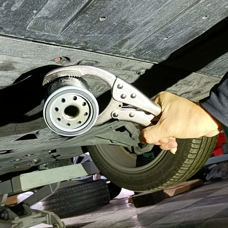 Thumbnail: Clamp Filter Wrench Oil Grid Wrench Oil Change Adjustable Multi-Function Engine