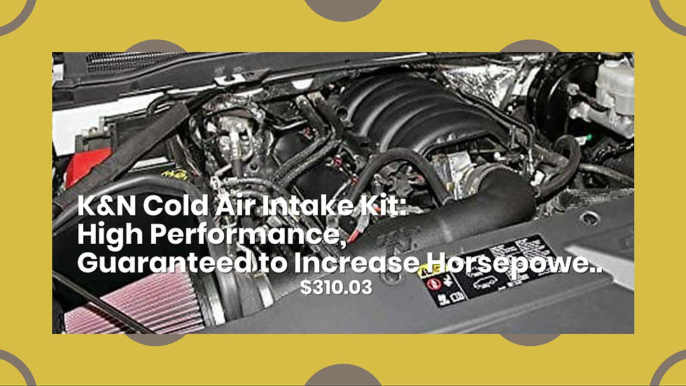 Thumbnail: K&N Cold Air Intake Kit: High Performance, Guaranteed to Increase Horsepowe..