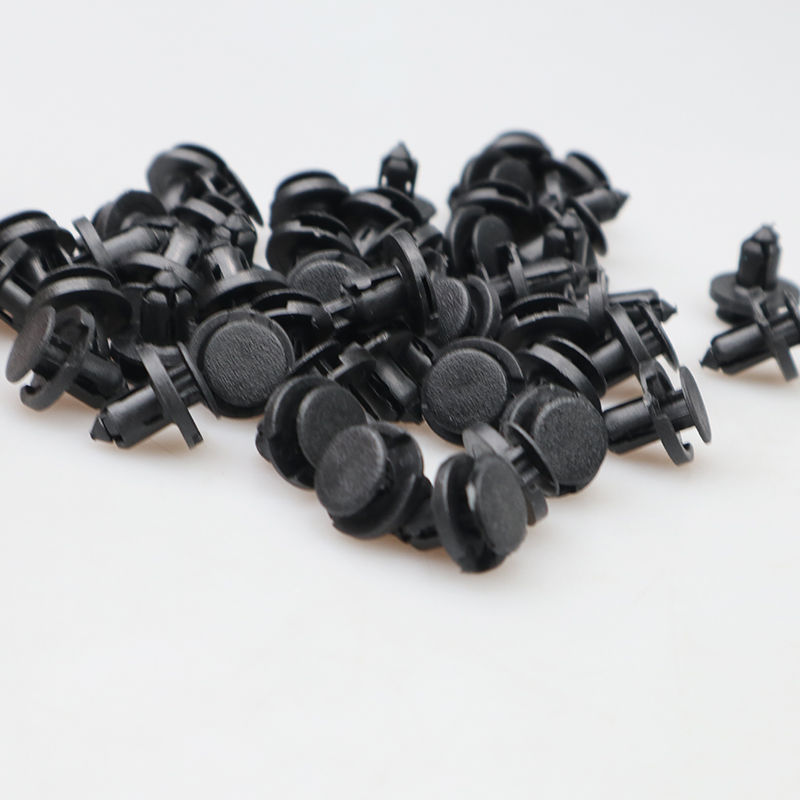 Thumbnail: 10/20/50pcs 8mm Diameter 8mm Black Plastic Auto Fasteners Rivets Clips Vehicle C