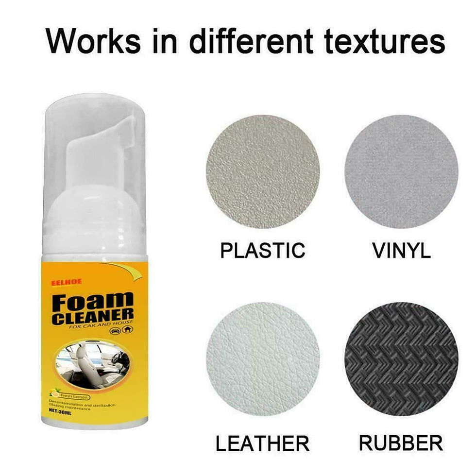 Thumbnail: 30ML Car Cleaner Foam Wax Shampoo Sofa Seat Upholstery Carpet Dry Stain Rem..