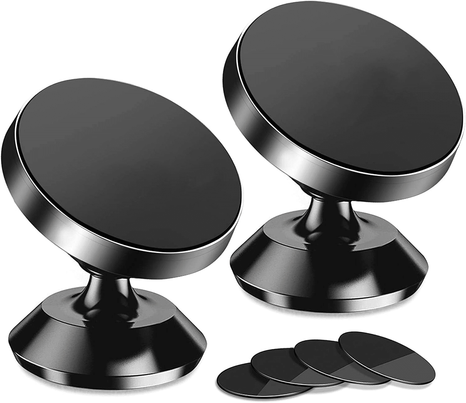 EMLIMNY 2-Pack Magnetic Car Phone Mount Strong Neodymium Dashboard Holder