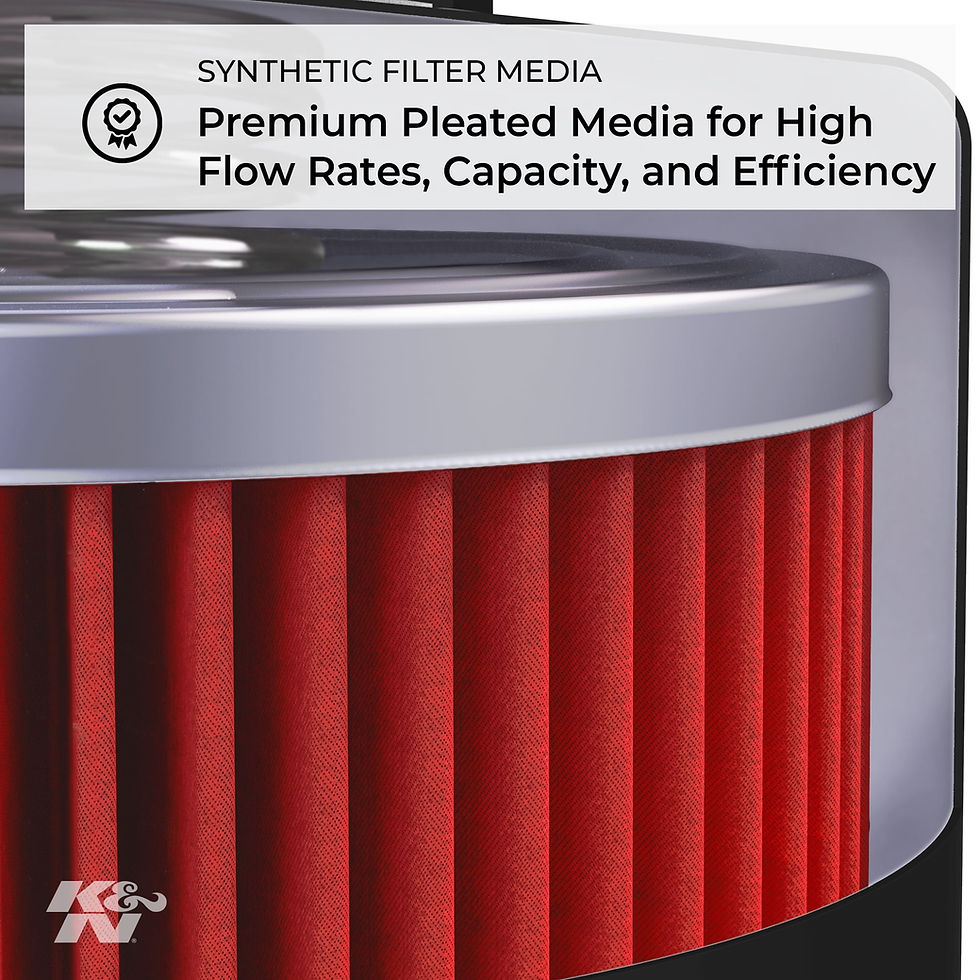 Thumbnail: K&N KN-303 Motorcycle Motor Oil Filters: High Performance, Premium, Designe..