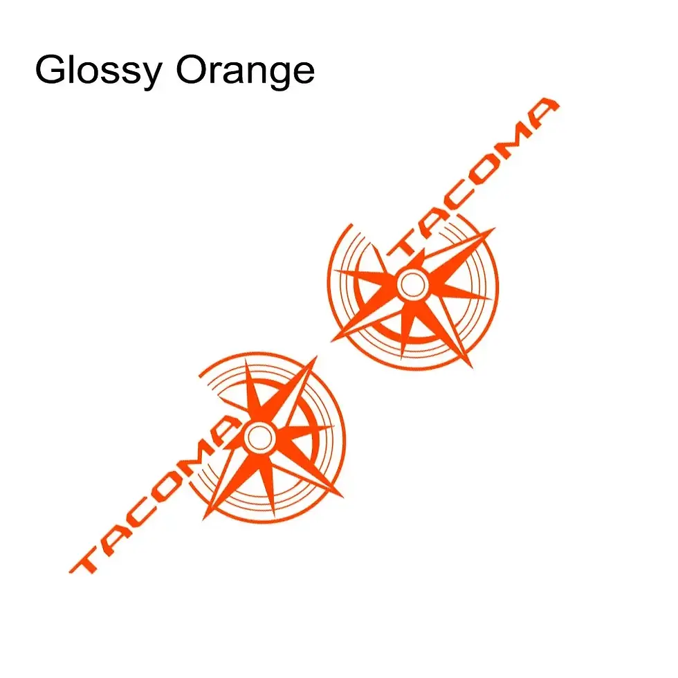 Thumbnail: Pickup Trunk Bed Side Stickers For Toyota Tacoma TRD Truck Graphics Compass Deco