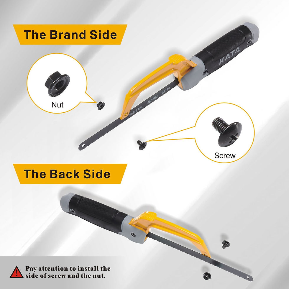 Thumbnail: KATA 10 Inch Aluminum Frame Compact Hand Operate Mini Hack Saw,Small Hand S..