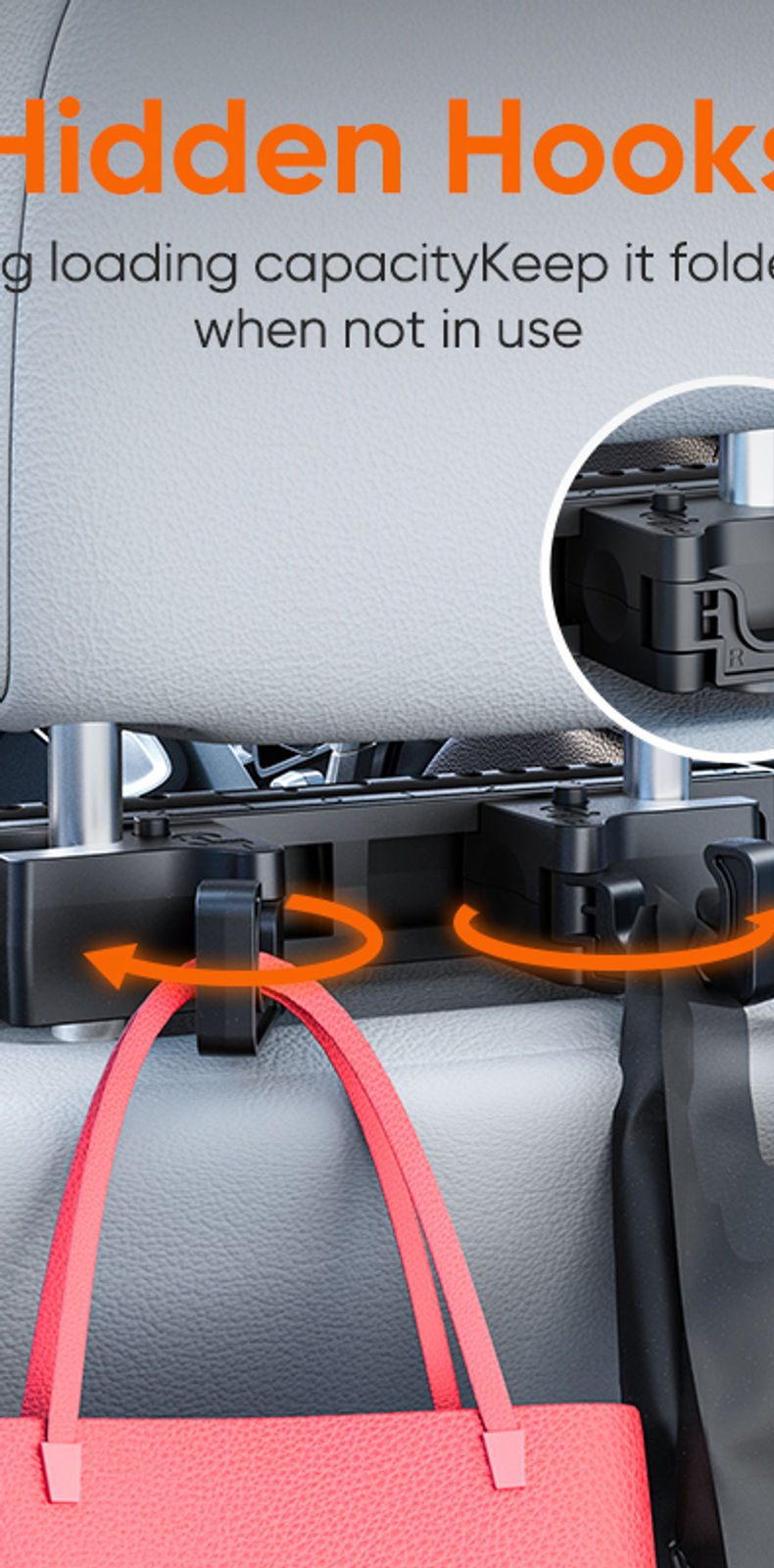 Thumbnail: Long-Distance Travel Comfort Adjustable Car Headrest Waterproof PVC Leather Memo