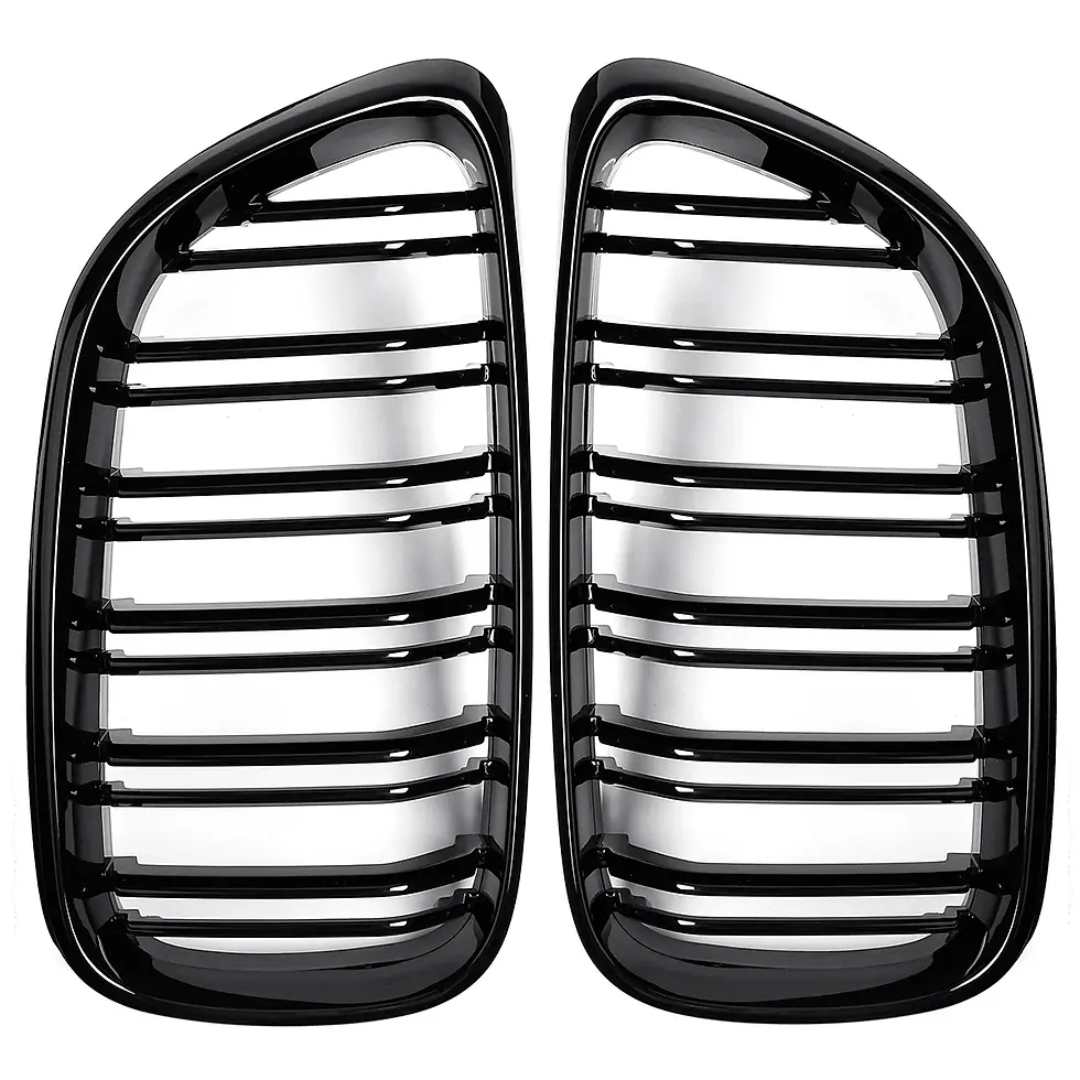 Thumbnail: For BMW 2 Series F22 F23 F87 M2 Car Front Bumper Grilles Kidney Racing Grill Dou