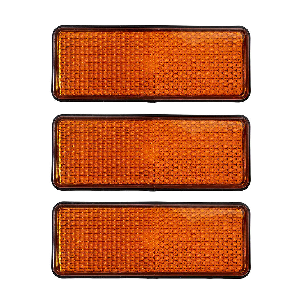 Thumbnail: Universal Safety Warning Reflector Car Motorcycle Truck Trailer Scooter High Vis