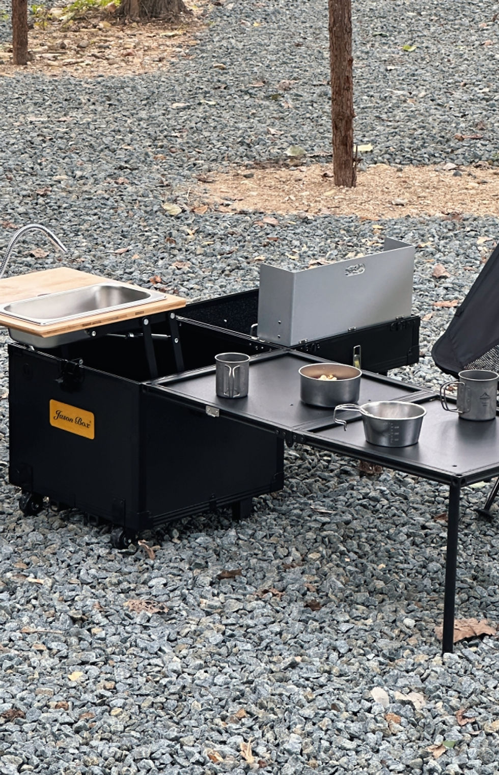 Thumbnail: Camping Outdoor Portable Mobile Kitchen Car Self Driving Tour Camping Wilderness