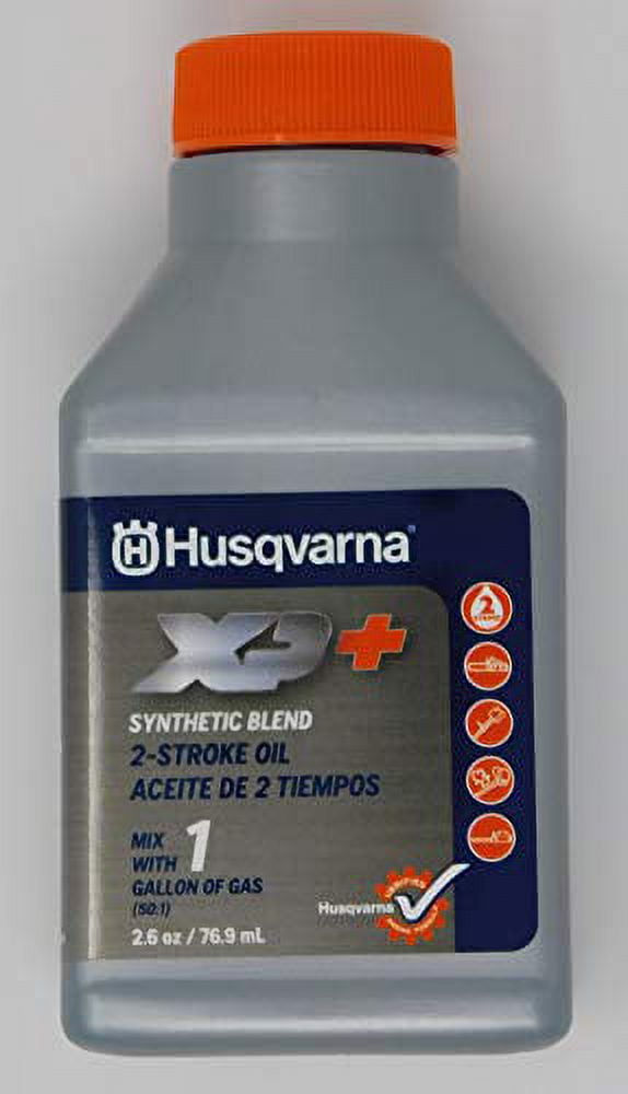 Thumbnail: Husqvarna 1XP+ 6pk 2.6oz Bottles Two Stroke Cycle XP+ Oil Fuel Stabilizer 5..
