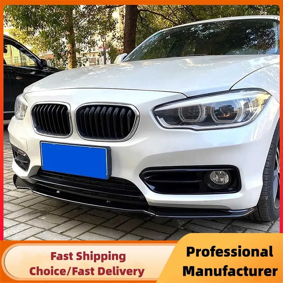 Thumbnail: For BMW F20 F21 1-Series 116i 118i 120i 2011-2019 Car Front Bumper Spoiler Lip 3