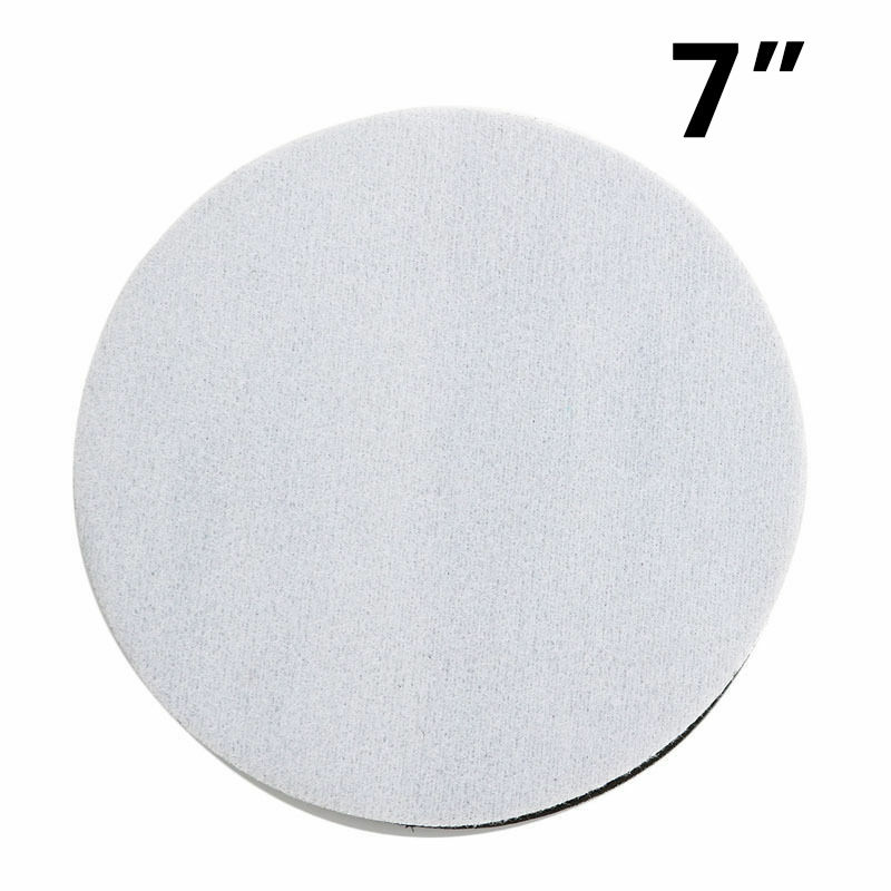 Thumbnail: 5pcs 7 Inches 180mm Car Round Flat Polishing Wheel Foam Buffing Sanding Pad For
