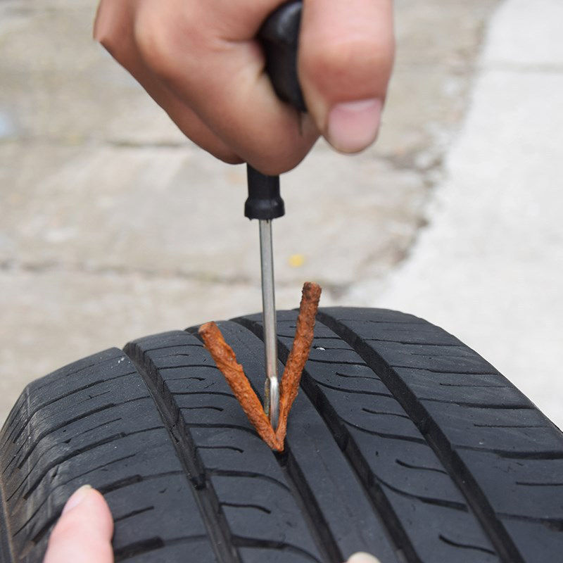 Thumbnail: Tire Repair Strip Auto Motorcycle Tubeless Tyre Wheels Puncture Plug Seal Tape R