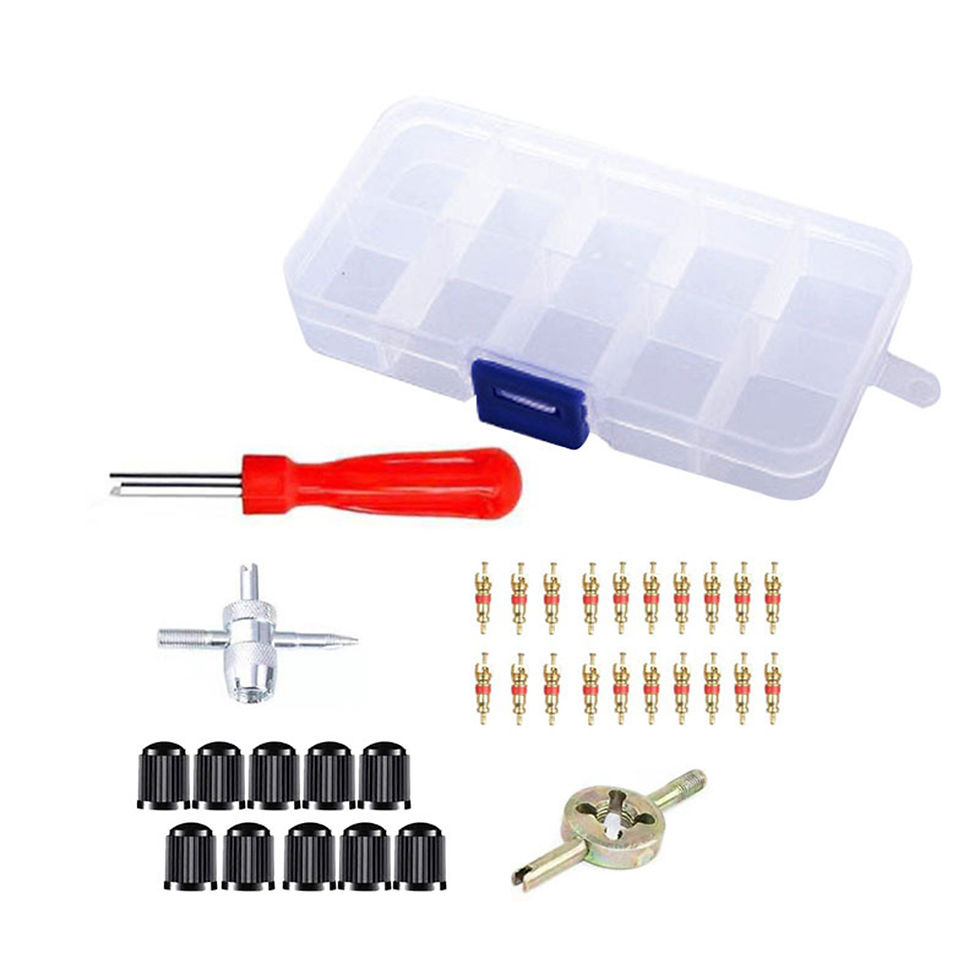 Thumbnail: Car Bicycle Slotted Handle Tire Valve Stem Core Remover Screwdriver Tire Repair
