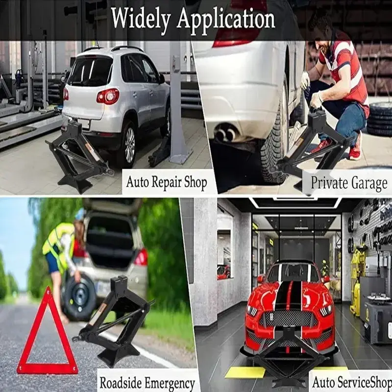 Thumbnail: Car Jack 0.8T/1T/2T Portable Labor-saving Hand-cranked Car Scissor Jack Car Repa