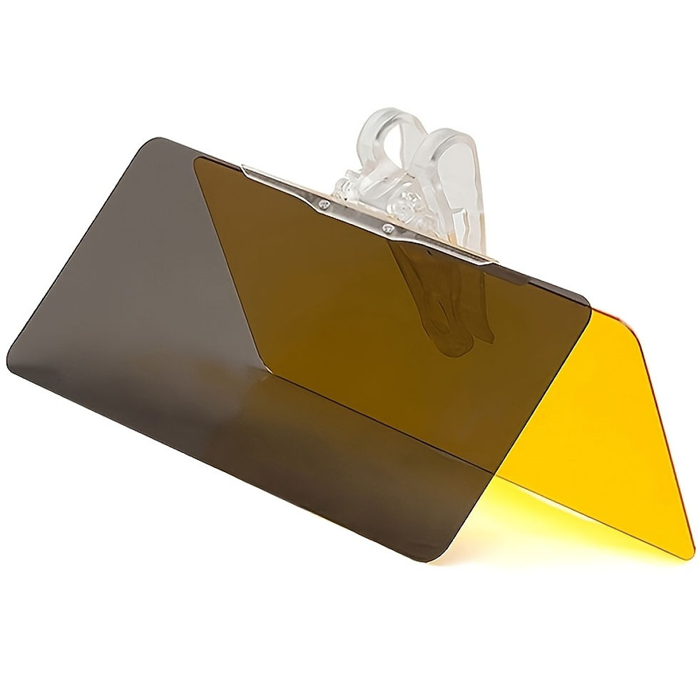 Thumbnail: UV Protection 2-in-1 Day & Night Car Sun Visor - Anti-glare Polarized Windshield