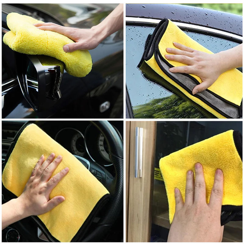 Thumbnail: 5/10/15/20pc Microfiber Car Cleaning Towel/ Multipurpose High Water Absorption C