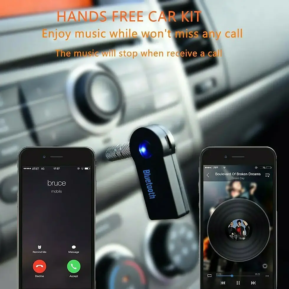 Thumbnail: Bluetooth 5.0 Audio Receiver Mini Bluetooth Stereo AUX USB for PC Headphone Car