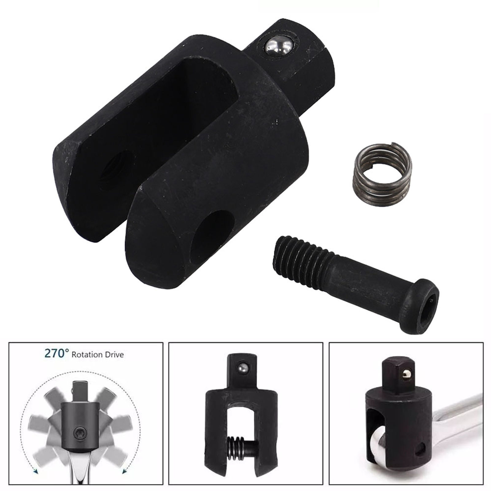 1 Set Car 1/2 Inch Replacement Knuckle Breaker Bar Head Kit Strong Power Bar Han