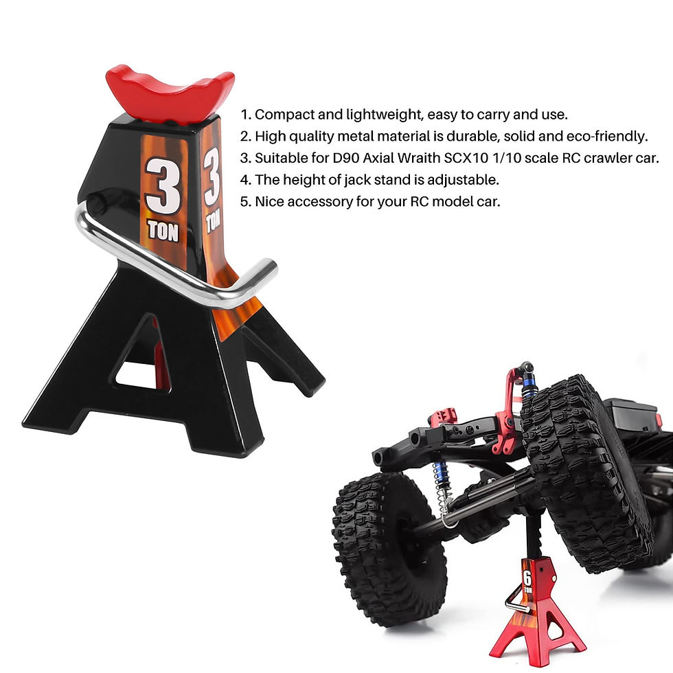 Thumbnail: 2PCS Metal 3 Ton Simulated Jack Black