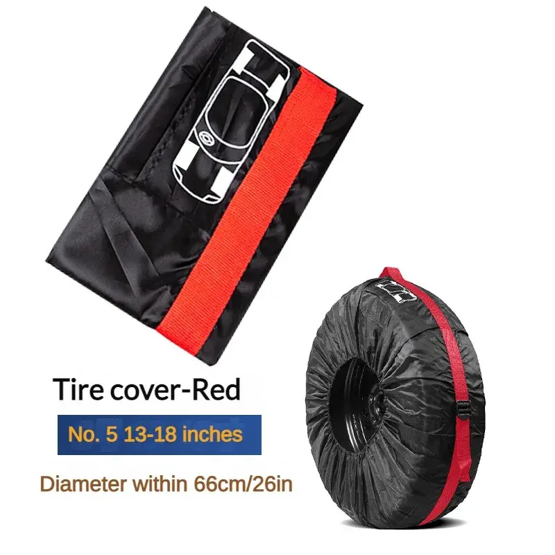 Thumbnail: Universal Spare Tire Cover Case Polyester Car Tyre Storage Bags Automobile Tyre