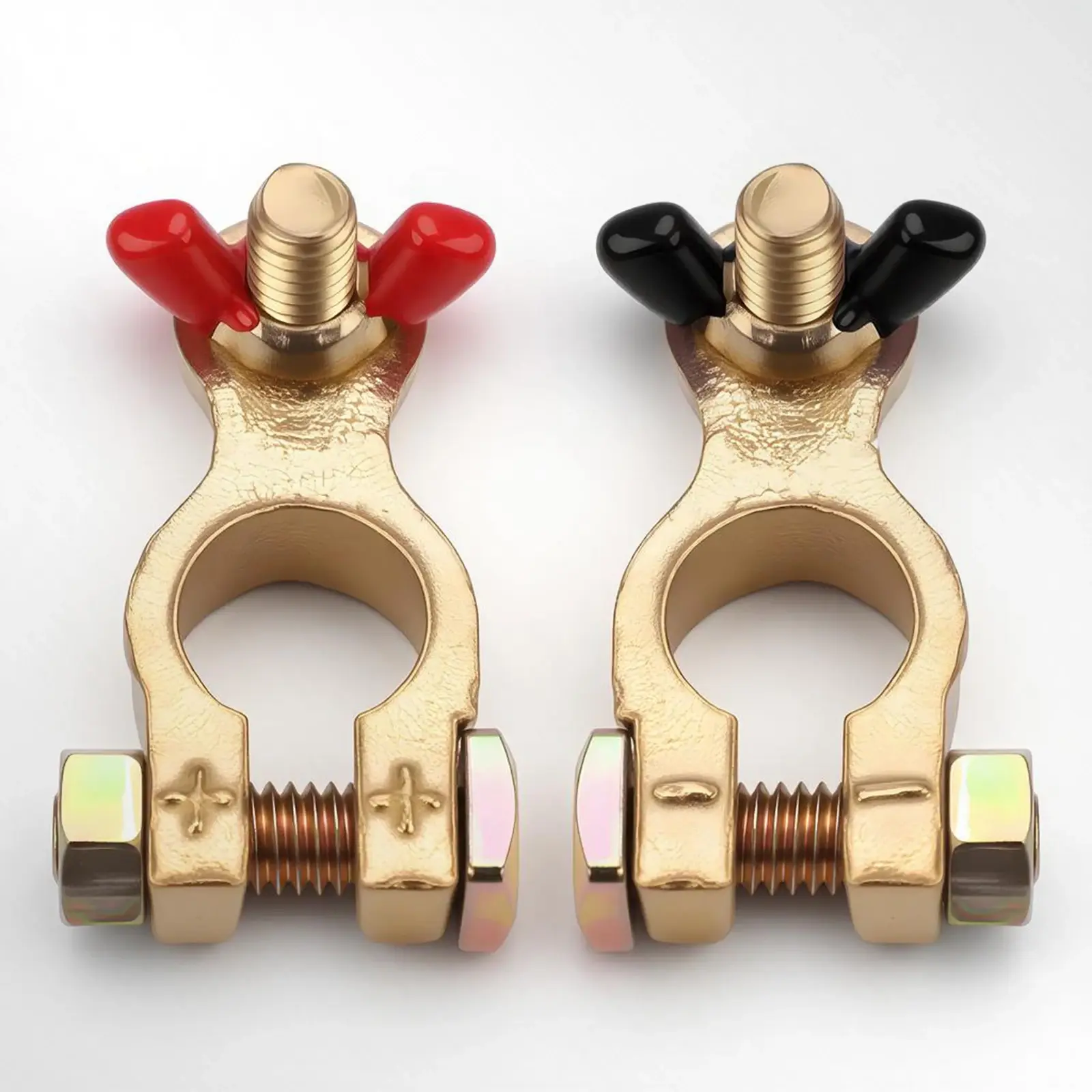 Brass Battery Pole Terminals Suitable 12V or 24V Voltage Easy Installation for M