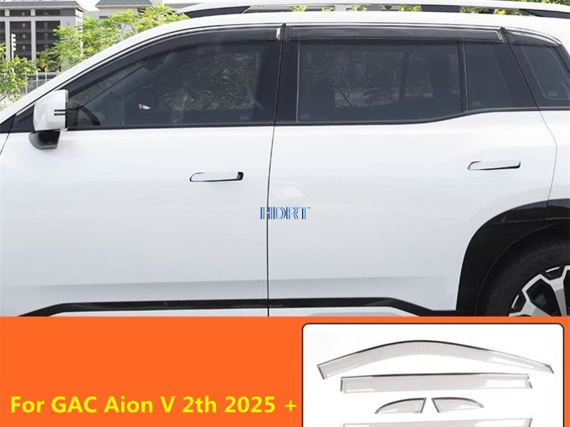 For Gac Aion V 2th 2025 + Car Style Window Visor Sun Rain Deflector Weather Shie