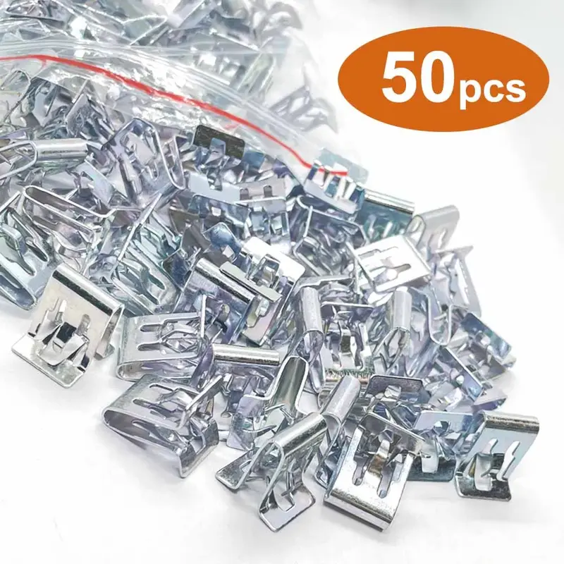 Metal Retainer Clip Universal Car Dashboards DVD CD Panel Interior Trim Plate Fi