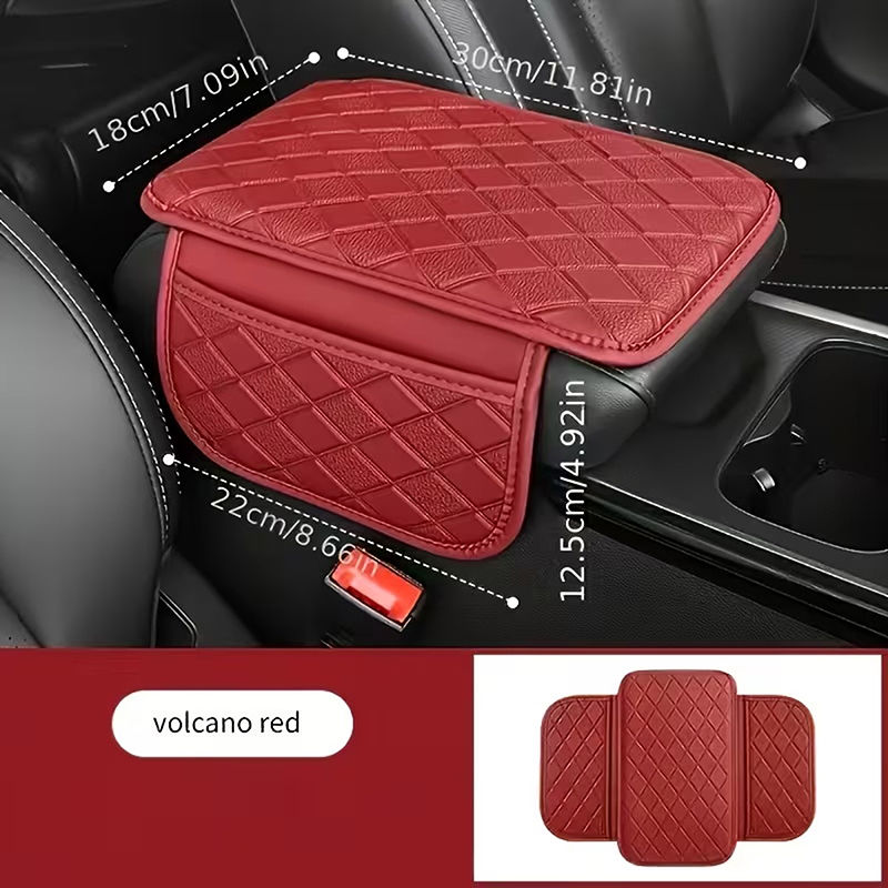 Thumbnail: Universal Car Armrest Box Booster Pad, Car Armrest Mat, High-Grade Memory Foam E