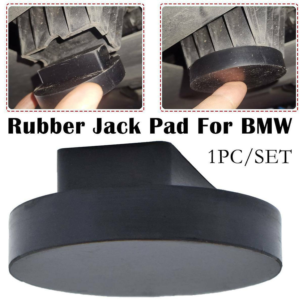 Thumbnail: 1pc Rubber Jacking Pad Black Upholstered Lift Adaptor For BMW E46 E90 E91 E92 X1