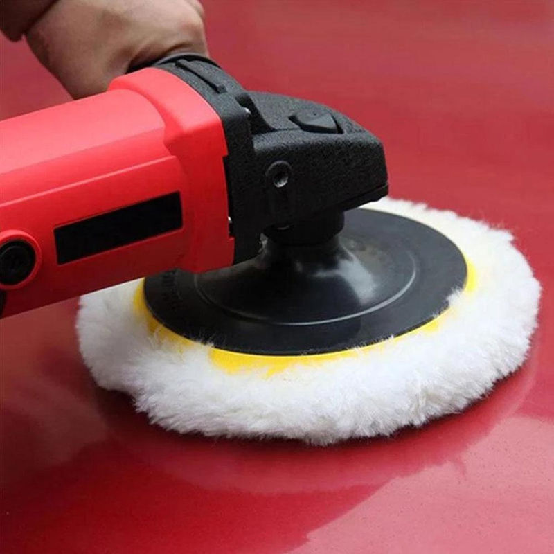 Thumbnail: Car Polish Pad 4inch For M10/M14 Soft Wool Machine Waxing Polisher Car Body Poli