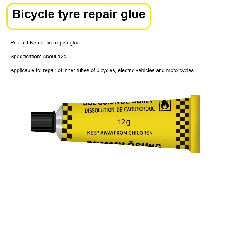 Thumbnail: Motorcycle Bicycle Tire Repairing Glue Inner Tube Tire Repair Glues Single Cold