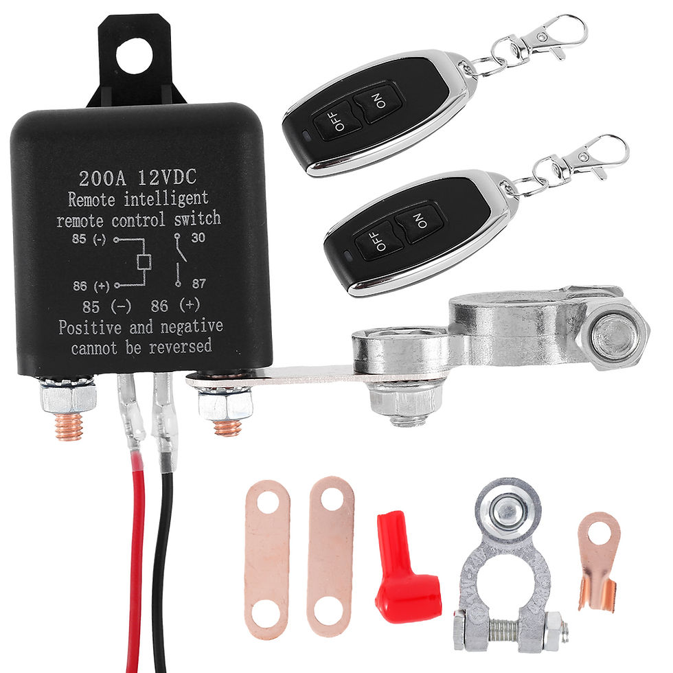 Thumbnail: Remote Battery Disconnect Switch 12V 200/250A Remote Control Battery Switch Rela
