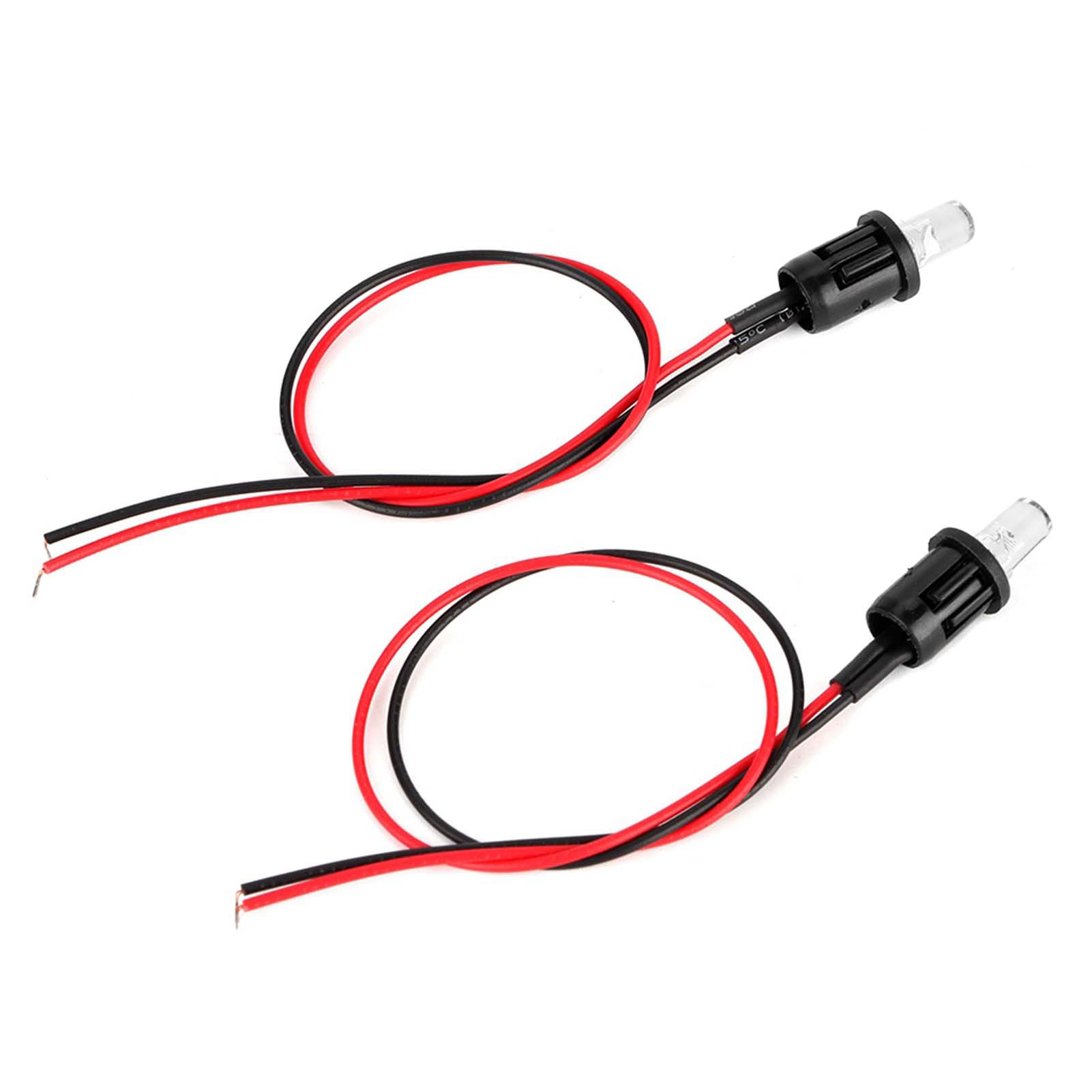 1 Pair DC 12V Car LED Alternating Alarm Dash Mount Light