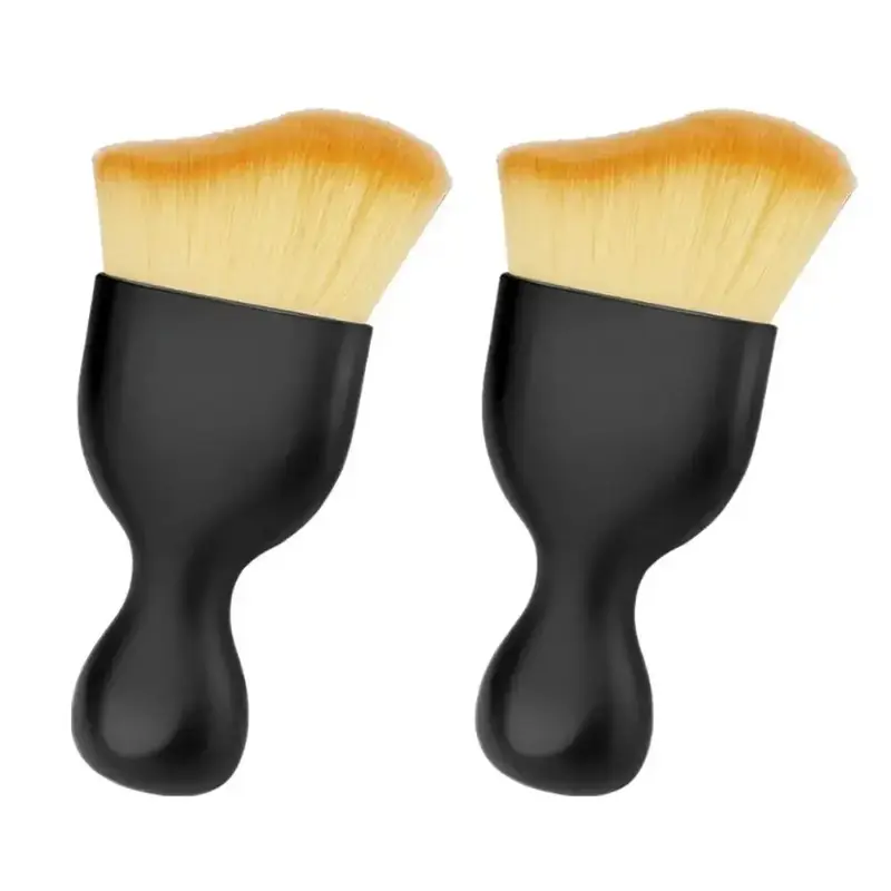 Thumbnail: 2 Pcs Car Interior Dust Sweeping Soft Brush Car Washing Tool Keyboard Gap Car Du