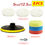 Thumbnail: 3/4/5 Inch Polishing Kit Polishing Pad Car Waxing Sponge Disk Wool Wheel Auto Pa