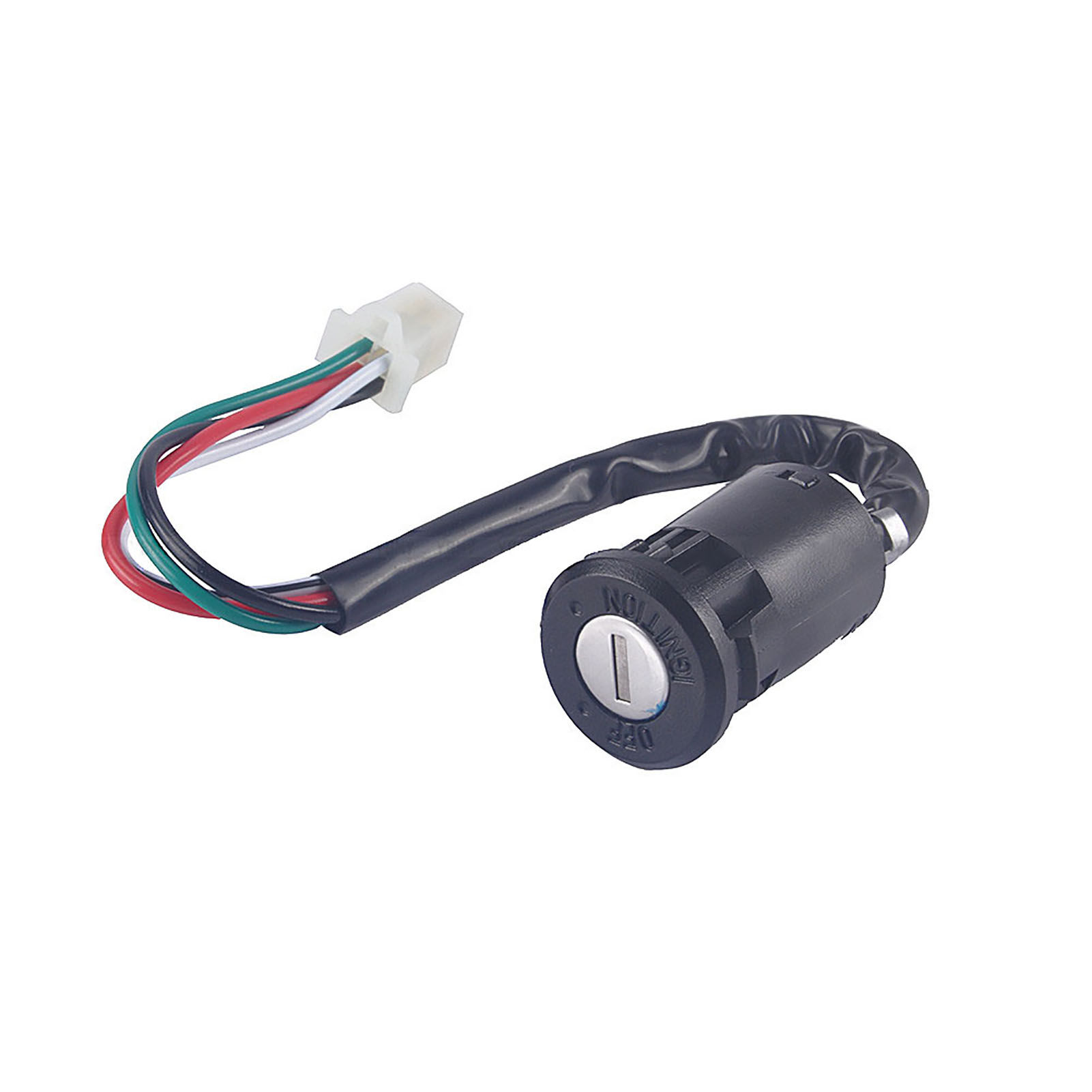 4‑ 4-Wire Ignition Switch Lock Key For Quad ATV Kart Pit Dirt Bike Moped Sc