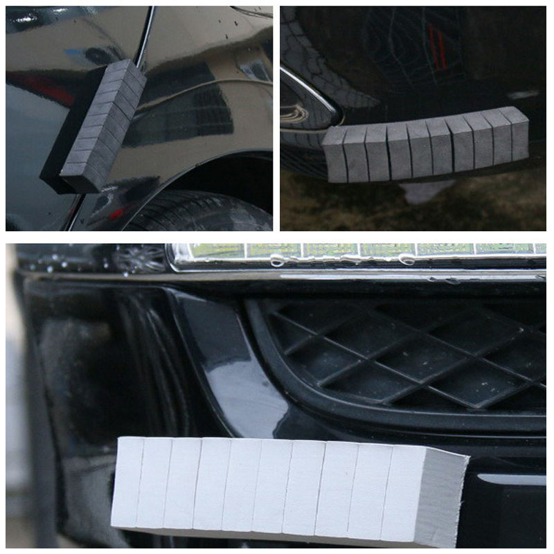 Thumbnail: 8Pcs EVA Foam Car Door Bumper Strips - Anti-Collision Edge Guards Anti-Scratch P