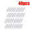 Thumbnail: 10-100Pcs Motorcycle Helmet Warning Reflective Stickers Night Safety Driving Dec