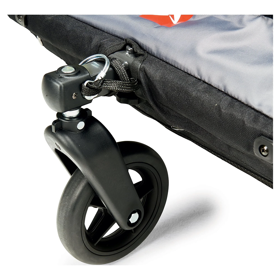 Thumbnail: Deluxe 2-Child Bicycle Trailer & Stroller, Model AS2, Green