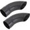 Thumbnail: Speedway Turn-Down/Kickout Tail Pipe Tips - Universal Fit - Premium Raw Ste..