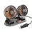 Thumbnail: USB Charge Dual Head Fan Car Seat Back Cooling Fan Summer 360 Degree Rotation Au