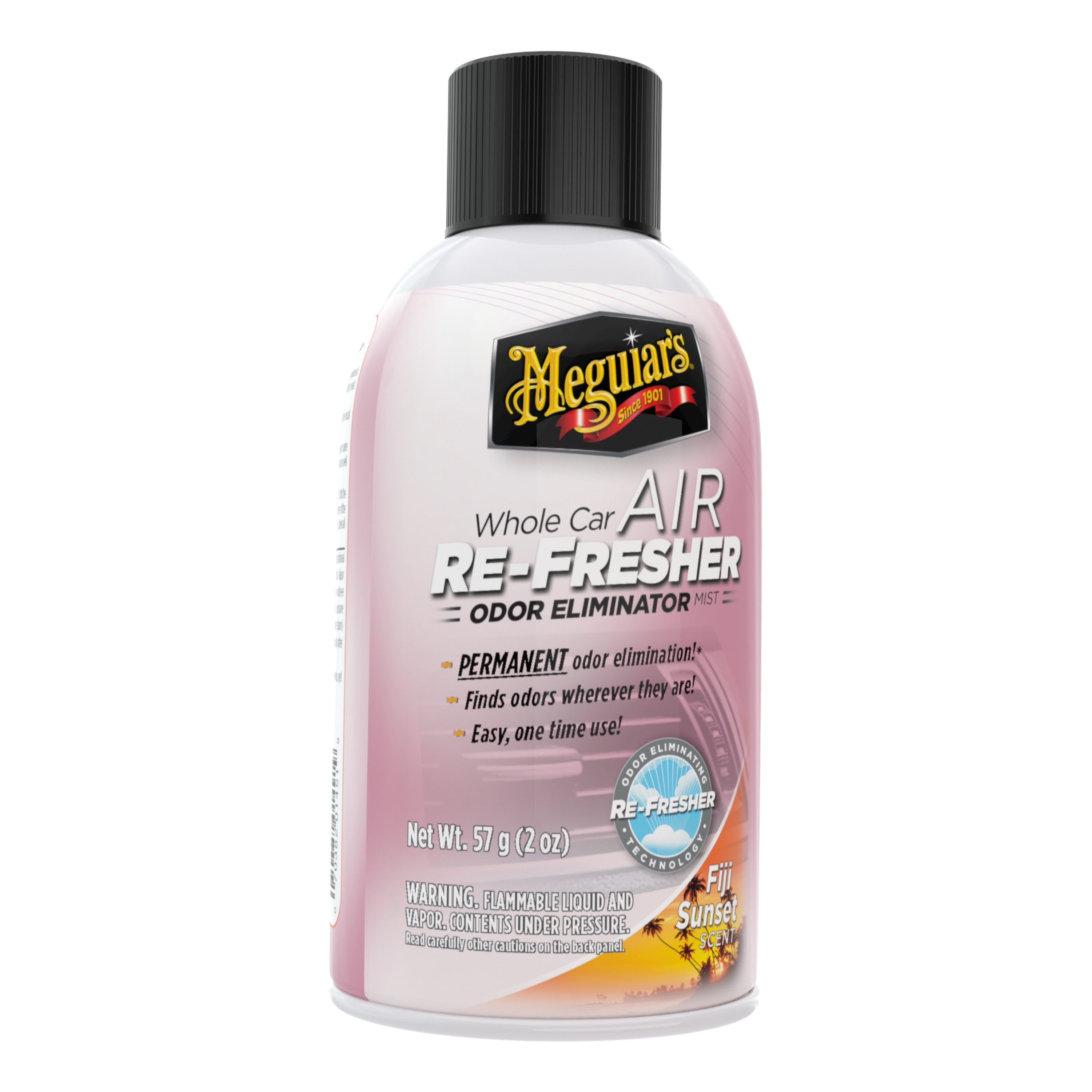 Meguiar's Whole Car Air Re-Fresher Odor Eliminator, Fiji Sunset Scent, G201..