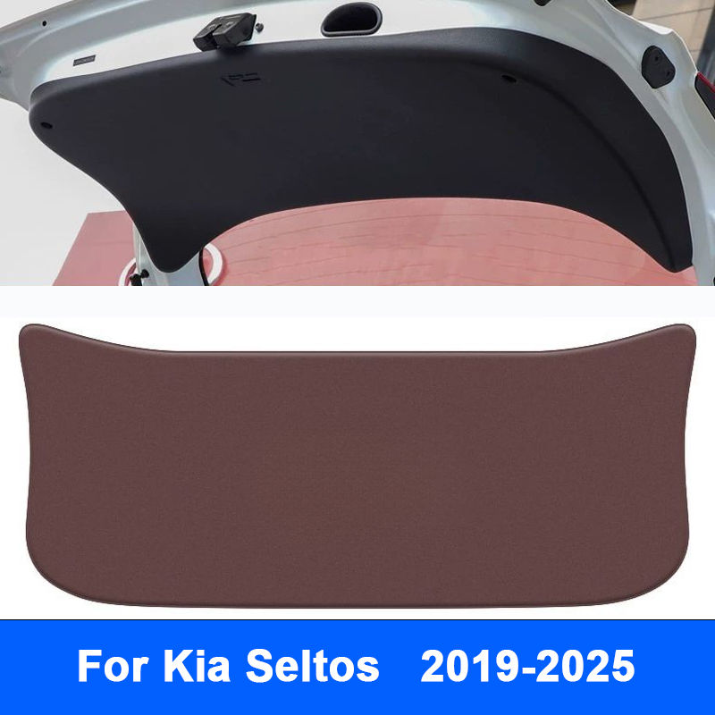 Thumbnail: For Kia Seltos 2019-2025 Car Trunk Door Anti Kick Pad Tailgate Anti-Scratch Prot