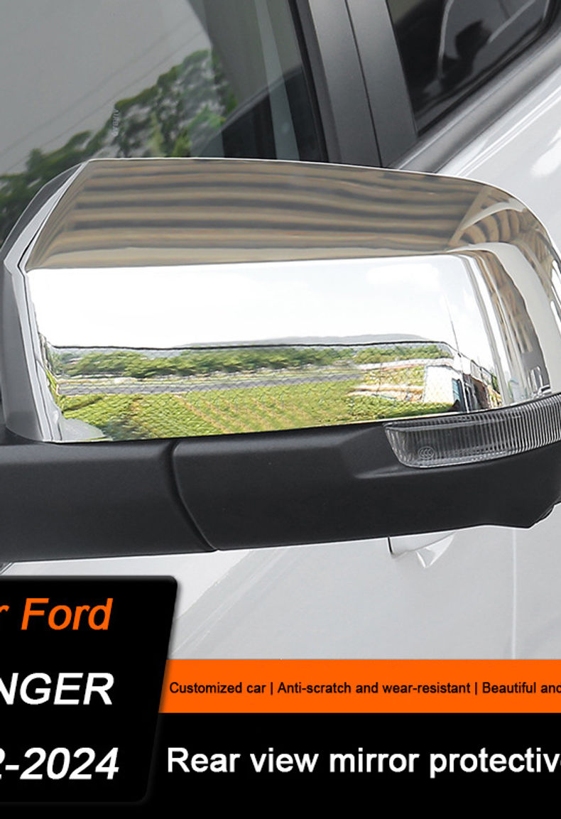 Thumbnail: For Ford Ranger Wildtrak T9 2022 2023 2024 Car Rearview Mirror Case Shell Cover，